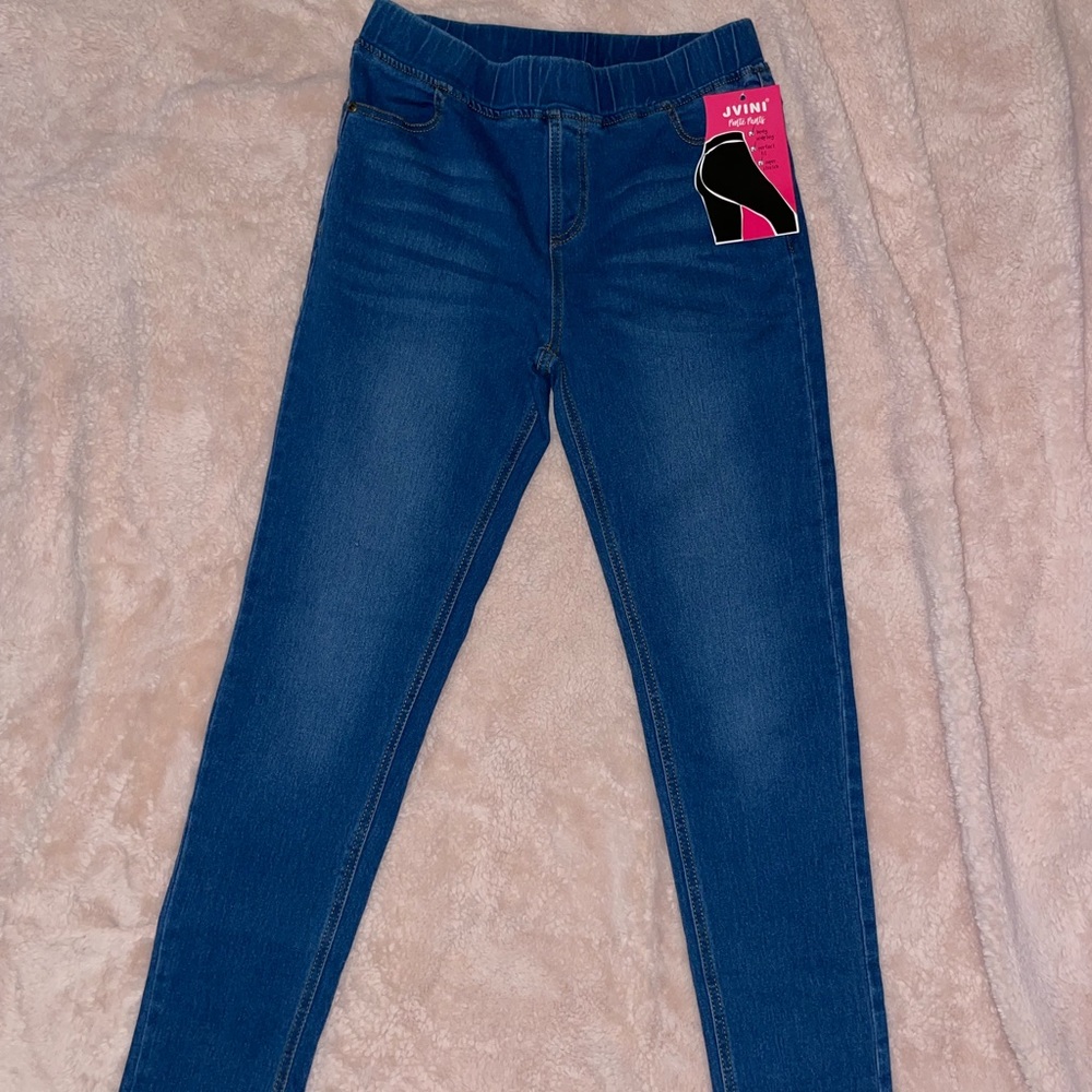 JVINI women’s size Large Light Blue denim jeggings NWT (new with tags)